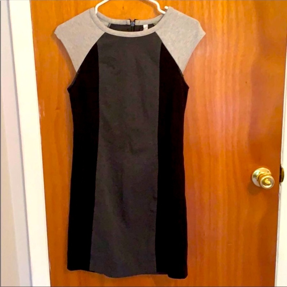 Kensie Black/gray panel dress